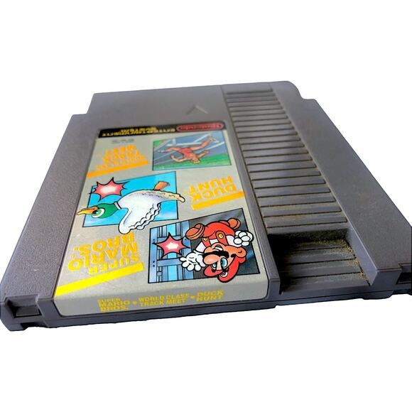 Super Mario Duck Hunt World Class Track Meet Game Cartridge Nintendo NES - Picture 3 of 4